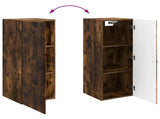 Wall-Mounted Cabinet Smoked Oak 33 x 34.5 x 90 cm 899100