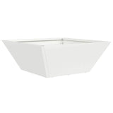 Garden Planter 5 pcs White 40 x 40 x 15 cm Cold-rolled Steel 873813