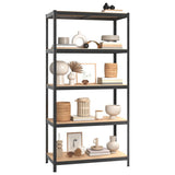 5-Layer Heavy-duty Shelves 2 pcs Grey Steel&Engineered Wood 3154204