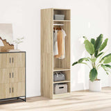 Wardrobe Sonoma Oak 50x50x200 cm Engineered Wood 800237