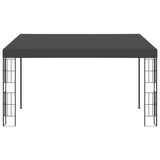 Wall-mounted Gazebo 3x4 m Anthracite Fabric 47991