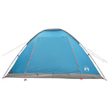 Camping Tent with Roof Blue 6-Person Polyester and Steel 42028653