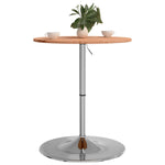 ZNTS Bar Table Ø60x89.5 cm Solid Wood Beech 3270625