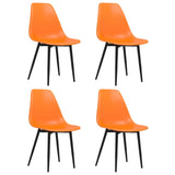 Dining Chairs 4 pcs Orange PP 338061