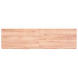 Bathroom Countertop Light Brown 180x50xcm Treated Solid Wood 3156166