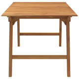 Garden Table 150x90x75 cm Solid Wood Acacia 363310