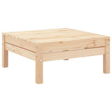 Garden Footstool Natural Wood Solid Pine Wood Standard Modular 838012