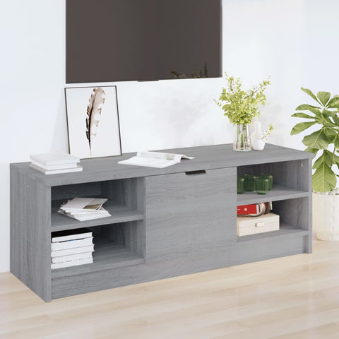 ZNTS TV Cabinet Grey Sonoma 102x35.5x36.5 cm Engineered Wood 817085