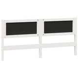 Headboard Other White and light grey 180 cm Solid pine wood 878998