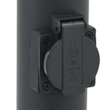 Bollard Lights with Sensor&Outlet 3pcs 80 cm Stainless Steel IP44 4006044