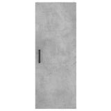 Highboard Concrete Grey 34.5x34x180 cm Engineered Wood 3198917