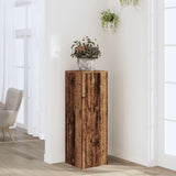 ZNTS Plant Stand Old Wood 33x33x100 cm Engineered Wood 852958
