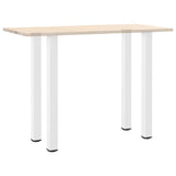 Bar Table Legs 4 pcs White 110-112 cm Steel 4012481