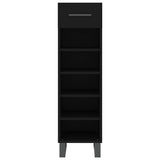 Shoe Cabinet Black 30x35x105 cm Engineered Wood 829701