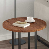 Table Top Dark Brown 60 x 2.5 cm Solid Oak Wood 42016009