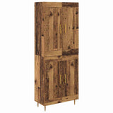 Highboard Old Wood 69.5 x 34 x 180 cm Engineered Wood 3415610