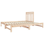 ZNTS Pull-out Day Bed without Mattress 2x cm 3124757