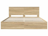 Bed Frame with Drawer Sonoma Oak 150 x 200 cm Engineer Wood 3411105