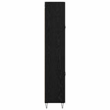 Highboard White and Black Oak 69.5 x 34 x 180 cm 3402710