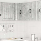 Kitchen Wall Corner Cabinet Lucca Concrete Grey Engineered Wood 853861