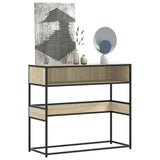 Console Table Sonoma Oak 90x35x80 cm Engineered Wood 849170