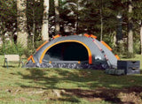 Camping Tent 3-Person Grey and Orange Quick Release 4004167