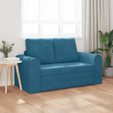 Sofa Bed Blue 148 x 71 x 83 cm Velvet 4106683