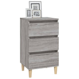 Bedside Cabinet Grey Sonoma 40x35x70 cm Engineered Wood 819666