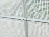 4.5 x 2 x 2 m Polytunnel Greenhouse, Walk-in Green House for Garden with Mesh Windows, Galvanised T3398P315848