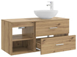 Bathroom Furniture Set 2 pcs Artisan Oak Engineered Wood 3403879