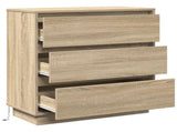 Bedside Cabinet Sonoma Oak 71 x 34.5 x 75 cm Engineered wood 869636
