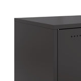Sideboard Black 68x39x72 cm Steel 846656