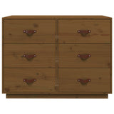 Sideboard Honey Brown 100x40x75 cm Solid Wood Pine 820145