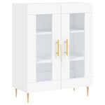Highboard White 69.5x34x180 cm Engineered Wood 3189301