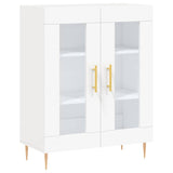 Highboard White 69.5x34x180 cm Engineered Wood 3189301