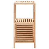 Bathroom Storage Cabinet Solid Walnut Wood 39.5x35.5x86 cm 247098