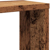 ZNTS Wall Cube Shelves 6 pcs Old Wood 60x15x23 cm Engineered Wood 856588