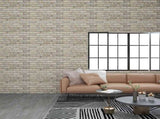 3D Wall Panels with Sand Brick Design 10 pcs EPS 147201