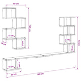 Wall-Mounted TV Shelf Grey Sonoma 160 x 15 x 94 cm 8012313