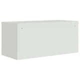 ZNTS File Cabinet Light Grey 90x40x145 cm Steel 3188318