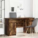 Desk with Drawer Smoked oak 140 x 49 x 76 cm Engineered wood 3328511