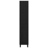 Highboard Black Oak 34.5 x 34 x 180 cm Engineered Wood 3416065