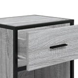 Bedside Cabinets 2 pcs Grey Sonoma 40x31x50 cm Engineered Wood 848691
