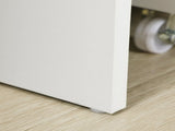 Computer Desk, Home Office Desk with Lockable Drawer, Storage Shelf for Study Bedroom, 110 x 50 x 76 T3398P378012