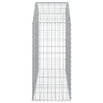 Arched Gabion Basket 150x50x100/120 cm Galvanised Iron 153455