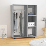 Wardrobe Grey Sonoma 80x40x110 cm Engineered Wood 815979