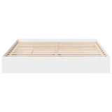 Bed Frame with Drawers without Mattress White 180x200 cm Super King 3280636