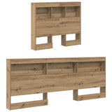 Storage Headboard Artisan Oak Engineered Wood 3335460