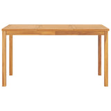 Garden Dining Set Natural Teak Solid Teak Wood Medium Stackable 3157927