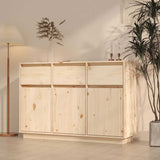 Sideboard 111x36x75 cm Solid Wood Pine 813814